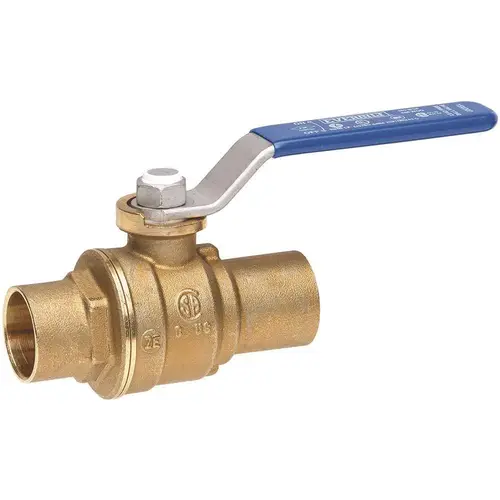 1/2 In Swt X 1/2 In Swt Full Port Lead Free Brass Ball Valve 1/2 In Swt X 1/2 In Swt Full Port Lead Free Brass Ball Valve