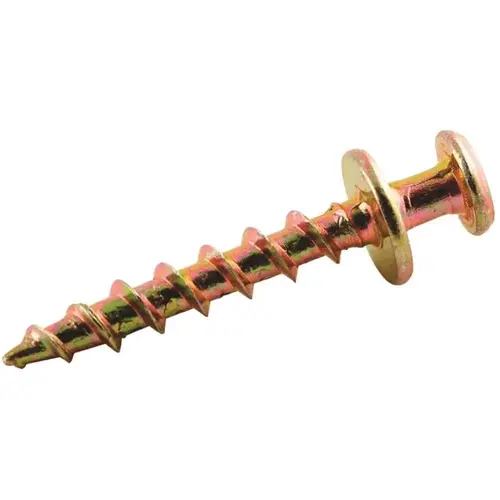 1 in. Bear Claw Double-Headed Anchorless Screw Brass and Gold - pack of 800 1 in. Bear Claw Double-Headed Anchorless Screw Brass and Gold - pack of 800