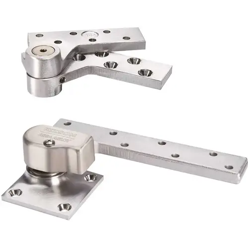 1 in. x 7-3/4 in. Pivot Hinge Aluminum Offset Pivot Heavy-Weight Door Satin Chrome 1 in. x 7-3/4 in. Pivot Hinge Aluminum Offset Pivot Heavy-Weight Door Satin Chrome