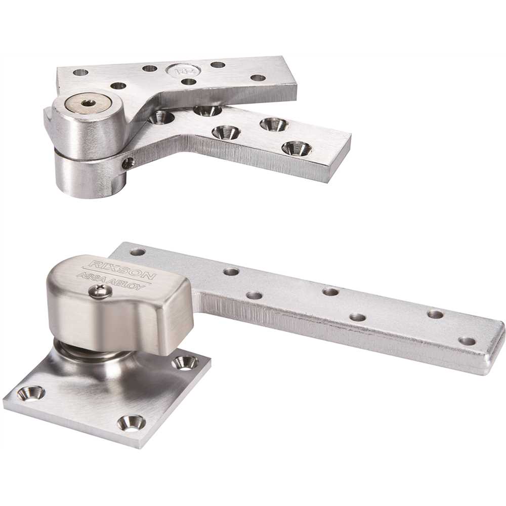 Rixson L147 x RH x 626 1 in. x 7-3/4 in. Pivot Hinge Aluminum
