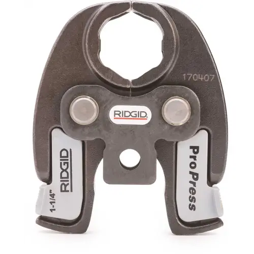 1-1/4 in. Compact Jaw for ProPress Series RIDGID 100-B, RP 200-B and RP 210-B Black 1-1/4 in. Compact Jaw for ProPress Series RIDGID 100-B, RP 200-B and RP 210-B Black