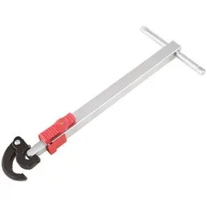 Husky 80-546-111 1-1/2 in. Quick-Release Telescoping Basin Wrench Silver