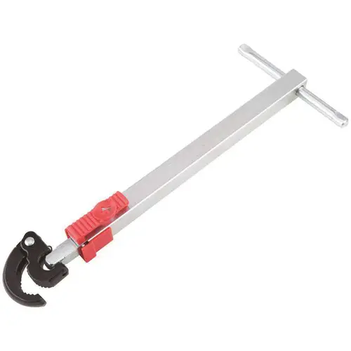 1-1/2 in. Quick-Release Telescoping Basin Wrench Silver