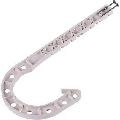 4 in. DWV J-Hook Pipe Hanger White