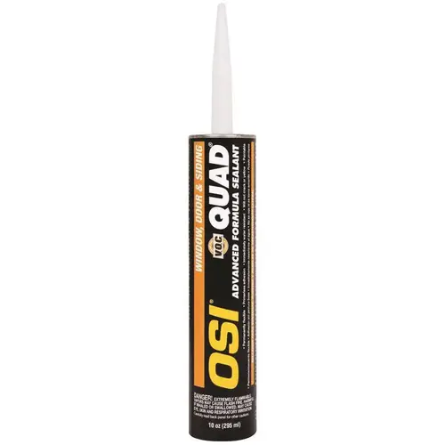 10 fl. oz. Beige No.455 QUAD Advanced Formula Window Door and Siding Sealant - pack of 12