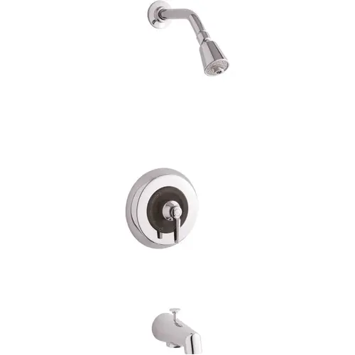 Triton 1-Handle 1-Spray 2.5 GPM Tub and Shower Faucet with Lever Handle in Polished Chrome (Valve Not Included) Triton 1-Handle 1-Spray 2.5 GPM Tub and Shower Faucet with Lever Handle in Polished Chrome (Valve Not Included)