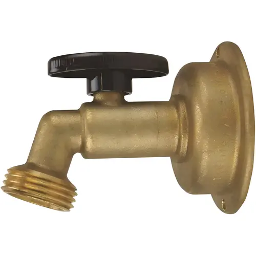 1/2 in. Brass Quarter Turn Push-to-Connect x 3/4 in. Garden Hose Thread No Kink Hose Bibb 1/2 in. Brass Quarter Turn Push-to-Connect x 3/4 in. Garden Hose Thread No Kink Hose Bibb