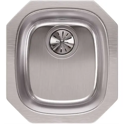 Lustertone Undermount Stainless Steel 14 in. Single Bowl Kitchen Sink Lustertone Undermount Stainless Steel 14 in. Single Bowl Kitchen Sink