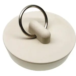 Danco 80228 1-5/8 in. Rubber Drain Stopper in White
