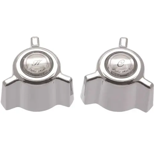 Pair of Handles for Crane Faucets Chrome Pair of Handles for Crane Faucets Chrome