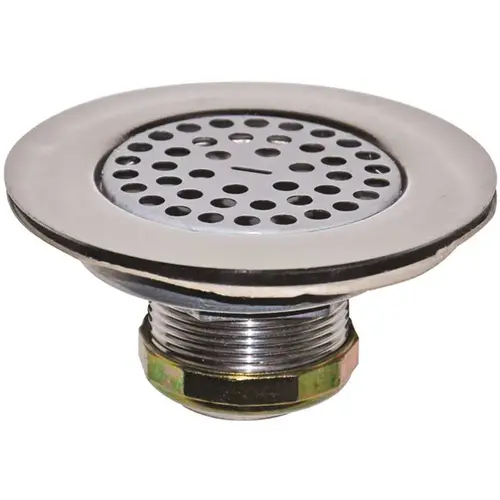 Shower Strainer Flat Chrome