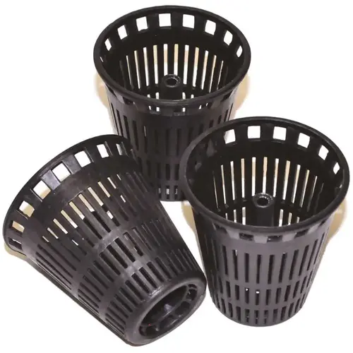 Basket, Plastic, For: #10529 and #10533 Shower Drains Black - pack of 3