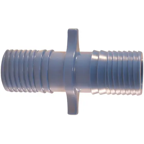 1 In. Barb Insert Blue Twister Polypropylene Coupling Fitting 1 In. Barb Insert Blue Twister Polypropylene Coupling Fitting