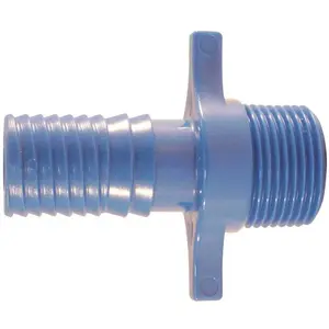 National Brand Alternative ABTMA34 3/4 In. Barb Insert Blue Twister Polypropylene X Mpt Adapter Fitting