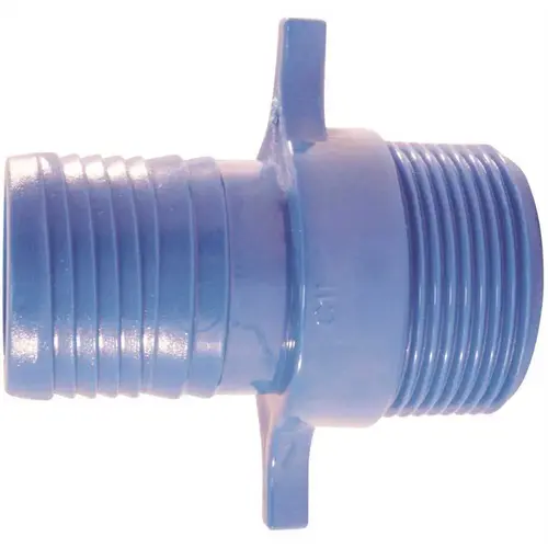 1-1/4 in. Polypropylene Blue Twister Insert x MPT