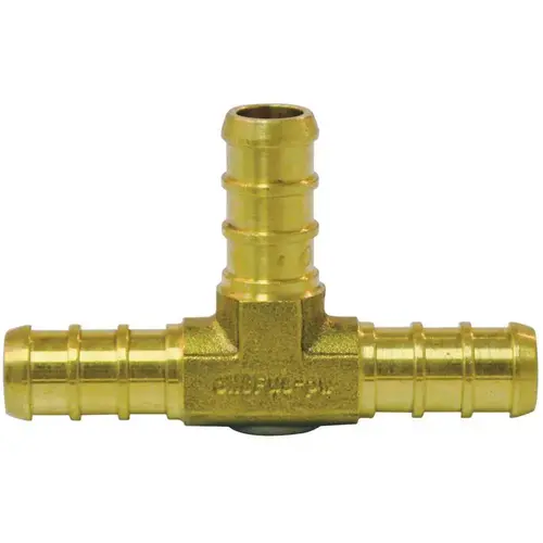 3/8 in. Brass PEX Barb Tee 3/8 in. Brass PEX Barb Tee
