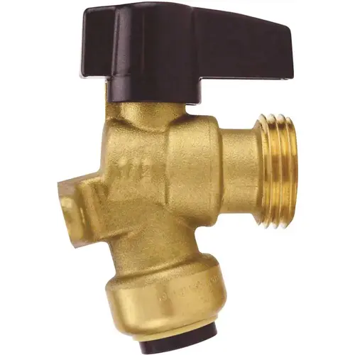 1/2 in. Brass Push-To-Connect x 3/4 in. Garden Hose Thread Quarter-Turn Garden Valve with Drop Ear 1/2 in. Brass Push-To-Connect x 3/4 in. Garden Hose Thread Quarter-Turn Garden Valve with Drop Ear