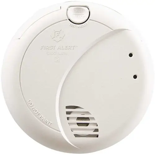 Hardwired Photoelectric Smoke Alarm with 10-Year Lithium Battery Backup Hardwired Photoelectric Smoke Alarm with 10-Year Lithium Battery Backup