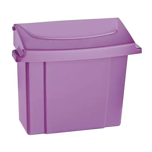 Purple Durable Plastic Sanitary Napkin Receptacle