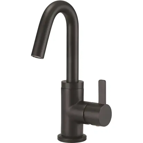 Amalfi Single Hole Single-Handle Bathroom Faucet with 50/50 Touch Down Drain Included 1.2 GPM in Satin Black Amalfi Single Hole Single-Handle Bathroom Faucet with 50/50 Touch Down Drain Included 1.2 GPM in Satin Black