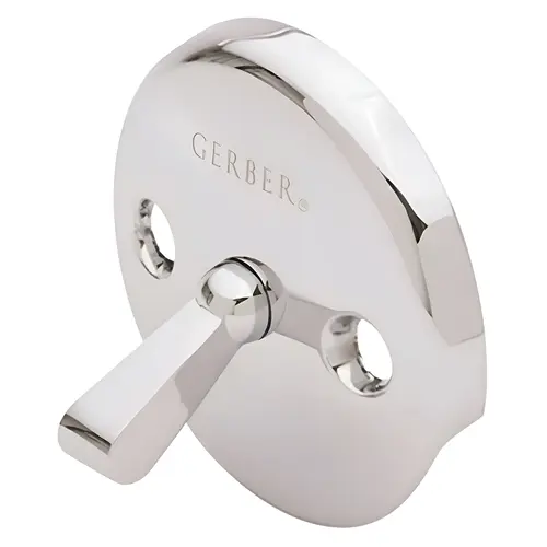 Face Plate For Pop-Up And Trip Lever Bath Drain Chrome Face Plate For Pop-Up And Trip Lever Bath Drain Chrome