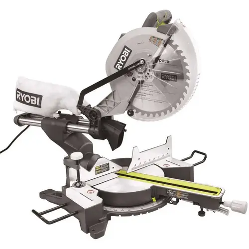 RYOBI 12 in. Sliding Miter Saw with LED Green