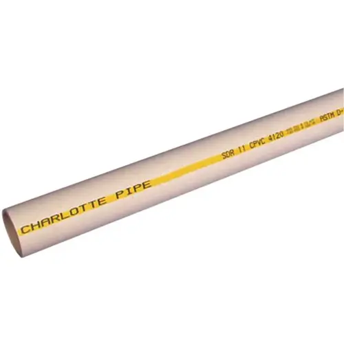 1 1/4 in. x 20 ft. CPVC SDR11 Flowguard Gold Pipe Cream