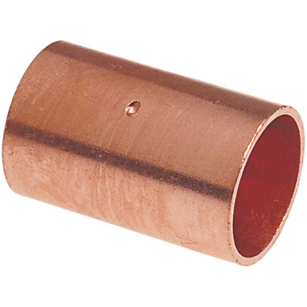 Danco C600HD114 1-1/4 in. Copper Pressure Cup x Cup Coupling Fitting with Stop