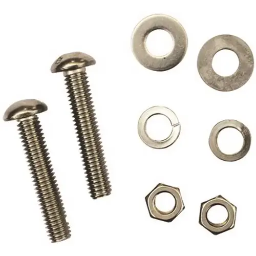 Stainless Steel Hardware for Toilet Seat Hinge Pair Stainless Steel Hardware for Toilet Seat Hinge Pair