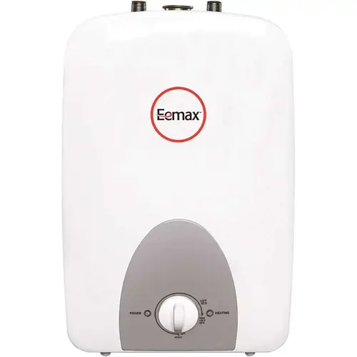 2.5 Gal. Electric Mini Tank Point of Use Water Heater Silver Metallic