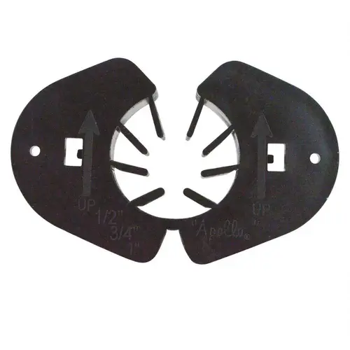 1/2 - 1 in. Universal Plastic Insulated Stud Suspension Clamp - pack of 10