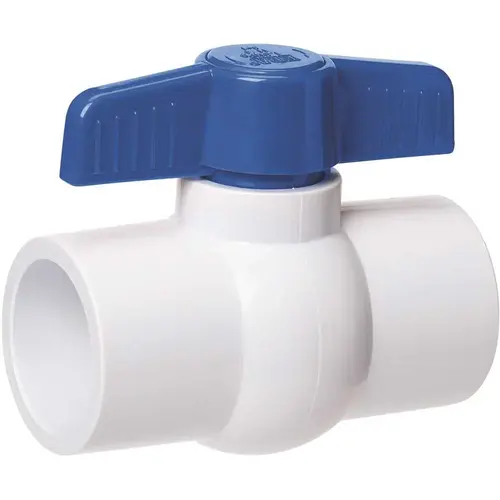 1 In. Solvent X 1 In. Solvent Schedule 40 PVC Ball Valve 1 In. Solvent X 1 In. Solvent Schedule 40 PVC Ball Valve