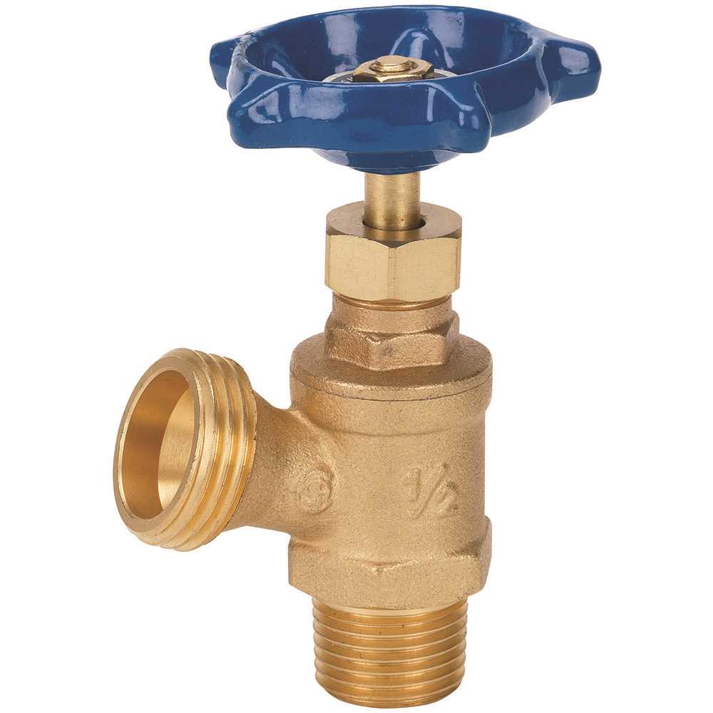 Danco VBDCONF3EB 1/2 in. x 1/2 in. Brass MPT x MHT Boiler Drain