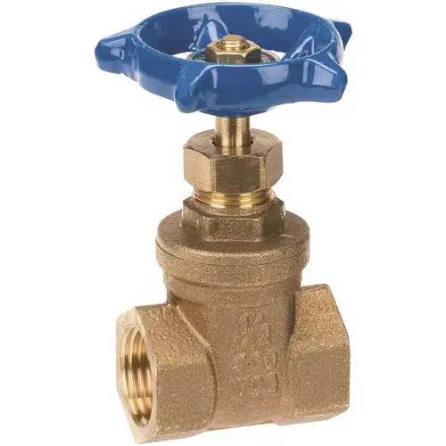 1/2" Fip X 1/2" Fip Brass Gate Valve