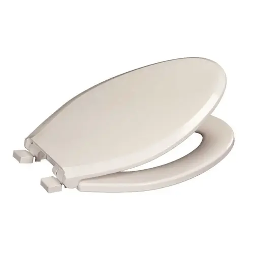 Elongated, Closed Front Toilet Seat with Cover, Plastic in White High Gloss Elongated, Closed Front Toilet Seat with Cover, Plastic in White High Gloss