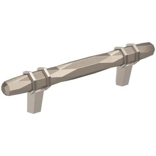 London 3-3/4 in (96 mm) Center-to-Center Satin Nickel/Polished Chrome Cabinet Pull London 3-3/4 in (96 mm) Center-to-Center Satin Nickel/Polished Chrome Cabinet Pull