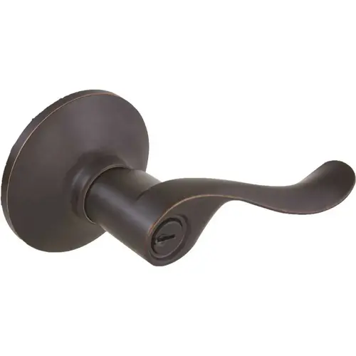 Burgundy Aged Bronze Keyed Entry Door Lever Burgundy Aged Bronze Keyed Entry Door Lever