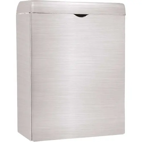 Wall-Mounted Sanitary Napkin Receptacle in Stainless Steel