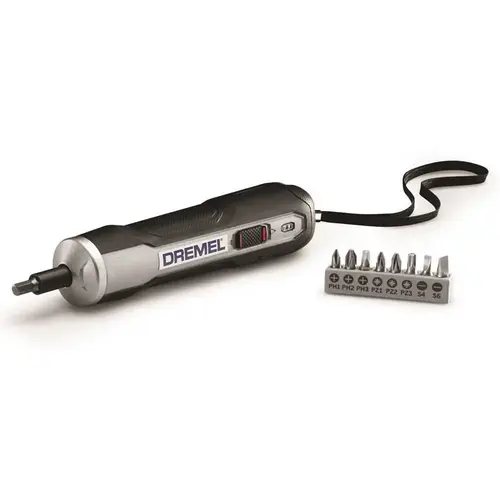 GO 4-Volt Max Lithium-Ion 1.8 in. Cordless 1/4 in. Chuck Plastic Screwdriver with USB Charger and Insert Bits Gray GO 4-Volt Max Lithium-Ion 1.8 in. Cordless 1/4 in. Chuck Plastic Screwdriver with USB Charger and Insert Bits Gray