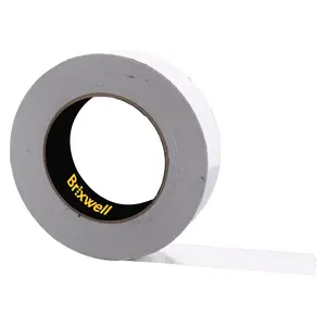 Brixwell AFT11250 Aluminum Foil Tape 1 1/2 Inch x 50 Yards Multi-Purpose Professional Grade Made in USA Silver