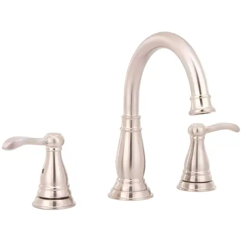 Porter 8 in. Widespread 2-Handle Bathroom Faucet in Brushed Nickel Porter 8 in. Widespread 2-Handle Bathroom Faucet in Brushed Nickel