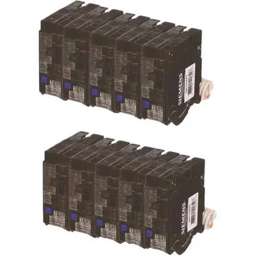 15 Amp Single Pole Combination AFCI Circuit Breakers - pack of 10 15 Amp Single Pole Combination AFCI Circuit Breakers - pack of 10