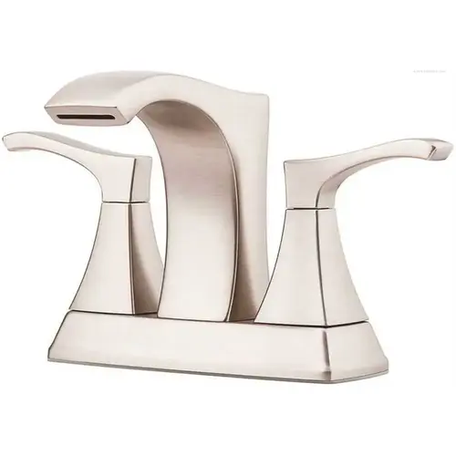 Venturi 4 in. Centerset 2-Handle Bathroom Faucet in Spot Defense Brushed Nickel Venturi 4 in. Centerset 2-Handle Bathroom Faucet in Spot Defense Brushed Nickel