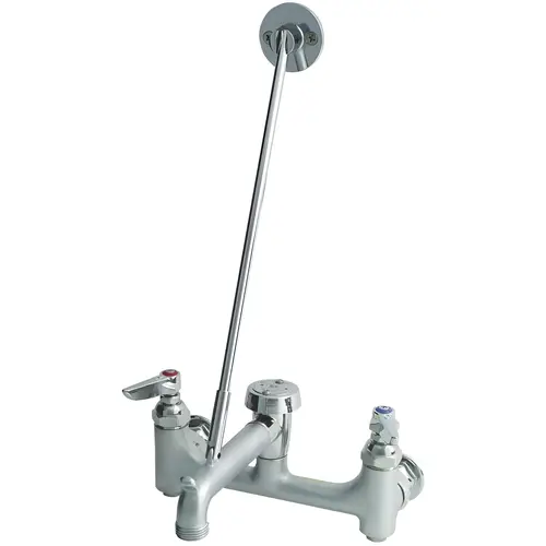 T & S Brass 2-Handle Garden Hose Utility Faucet with Vacuum Breaker in Polished Chrome T & S Brass 2-Handle Garden Hose Utility Faucet with Vacuum Breaker in Polished Chrome