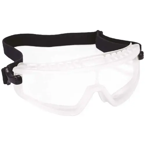 Clear Scratch-Resistant Indirect Vented Safety Goggles