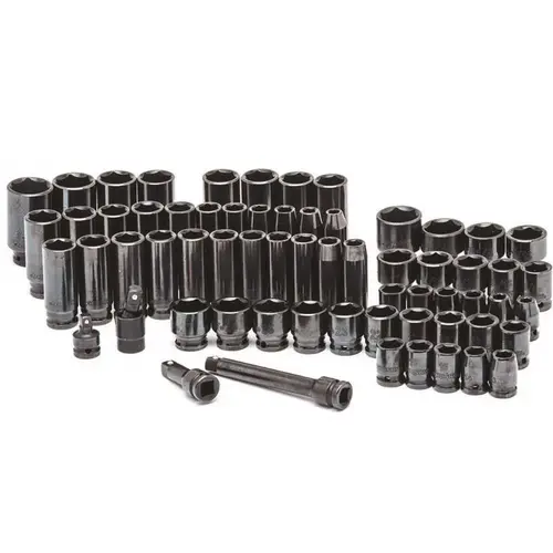 Husky 1/2 in. Drive SAE/Metric Impact Socket Set