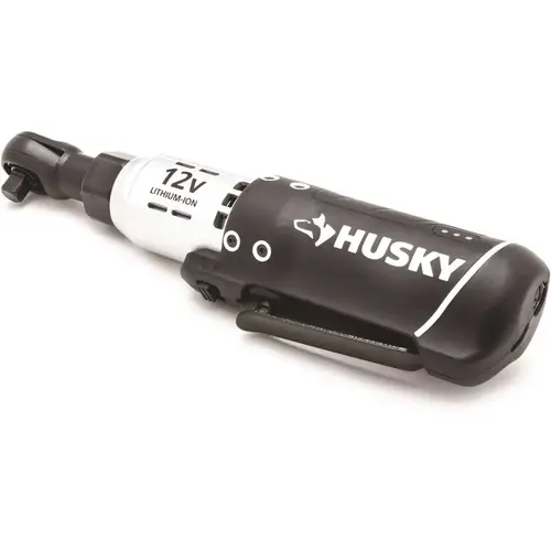 Husky 3/8 in. Drive 12-Volt Lithium-Ion Cordless Ratchet Multi-Colored Husky 3/8 in. Drive 12-Volt Lithium-Ion Cordless Ratchet Multi-Colored