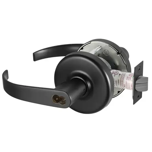 Cylindrical Lock Black Suede Cylindrical Lock Black Suede