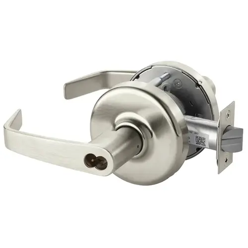 Cylindrical Lock Satin Nickel Plated Clear Coated Cylindrical Lock Satin Nickel Plated Clear Coated
