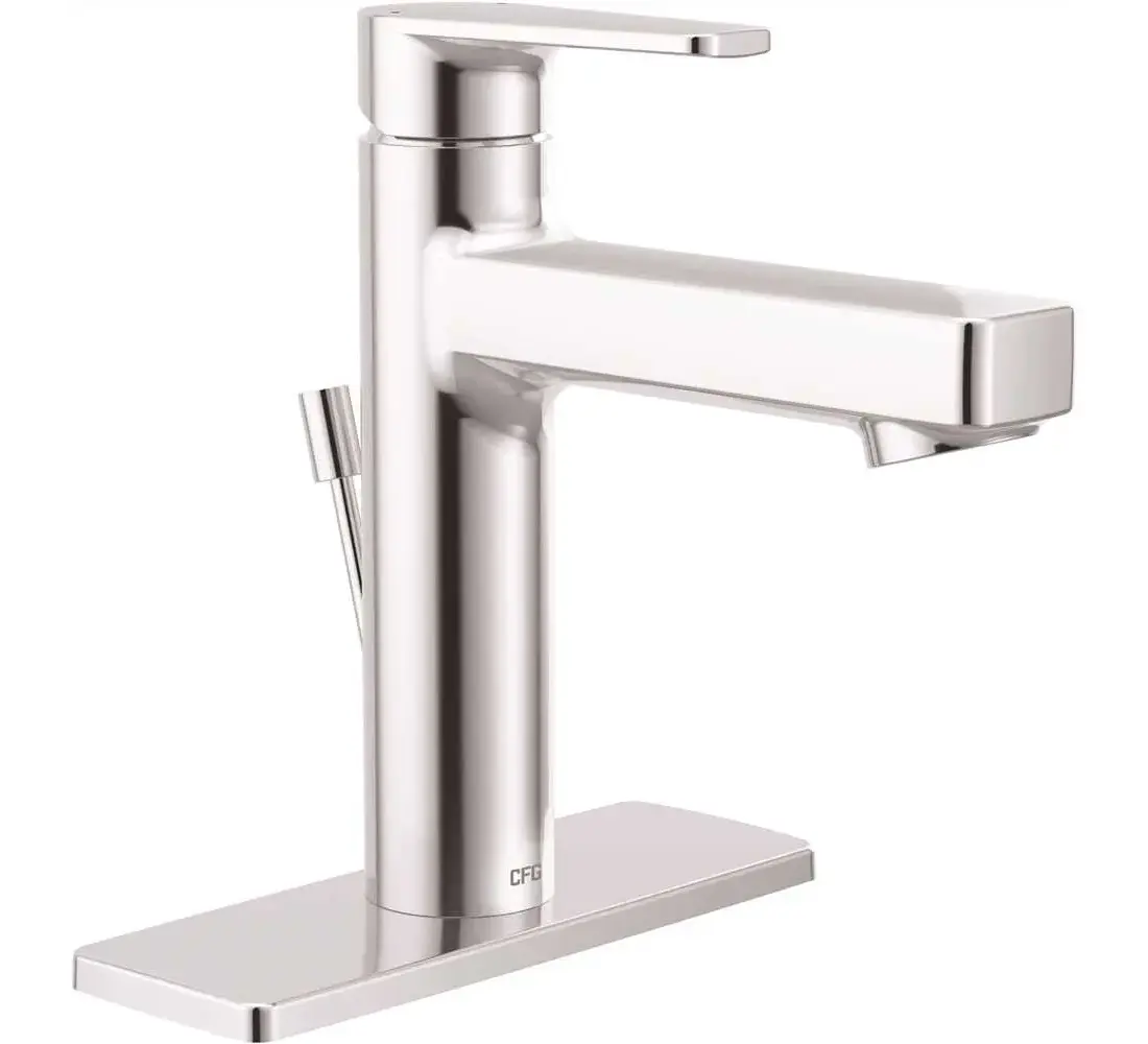 Moen 6400 EVA Single-Handle Bathroom Faucet - Chrome, High Arc Spout, WaterSense Certified, Optional Deck Plate Included - View #3